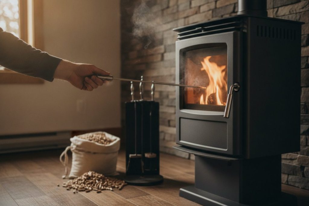 Emplacement sonde température poêle à granulés : nos conseils